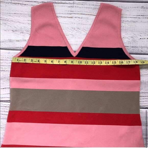 Ted Baker V-Neck Striped Tank Top - Picture 6 of 8